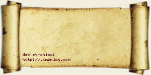 Jasmina Raković vizit kartica